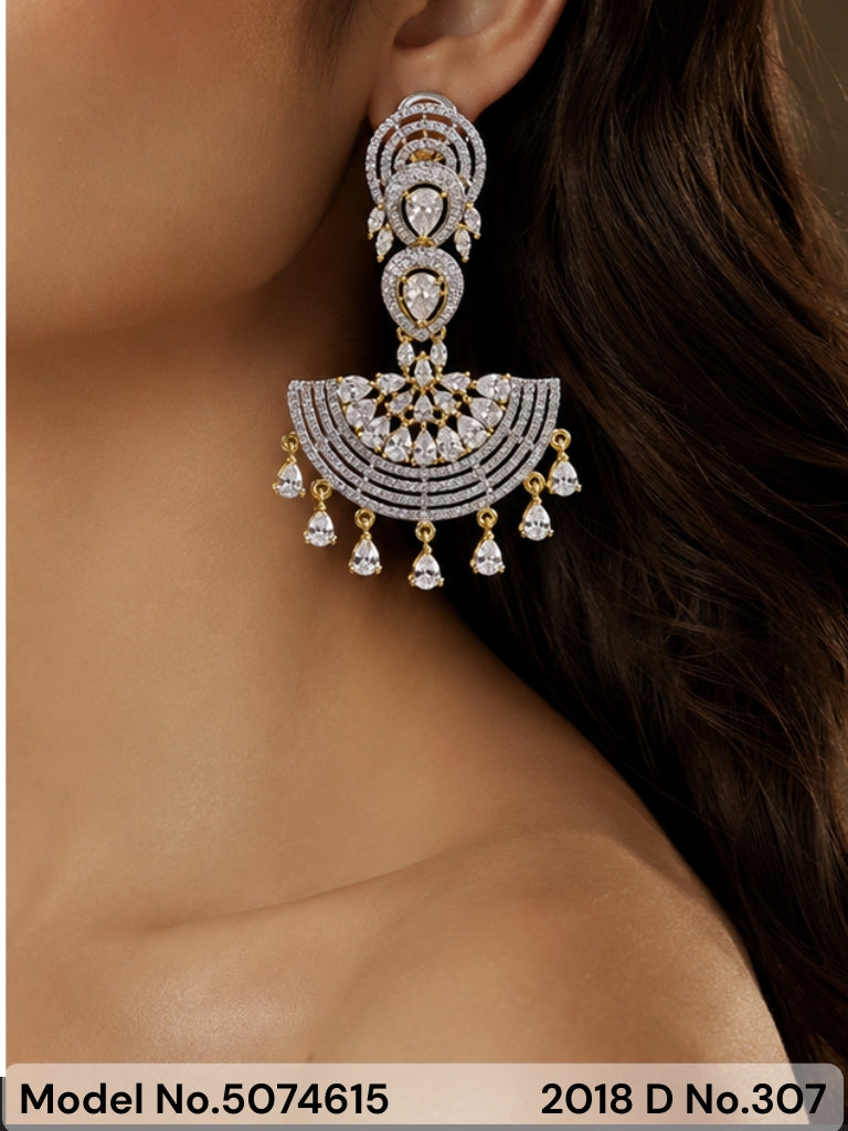 Cubic Zirconia | Earrings - Amaara World