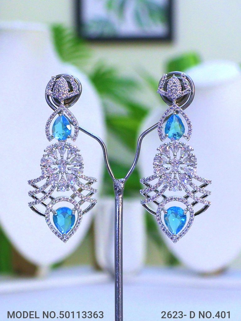 Made in India | Cz Necklace Set - View B