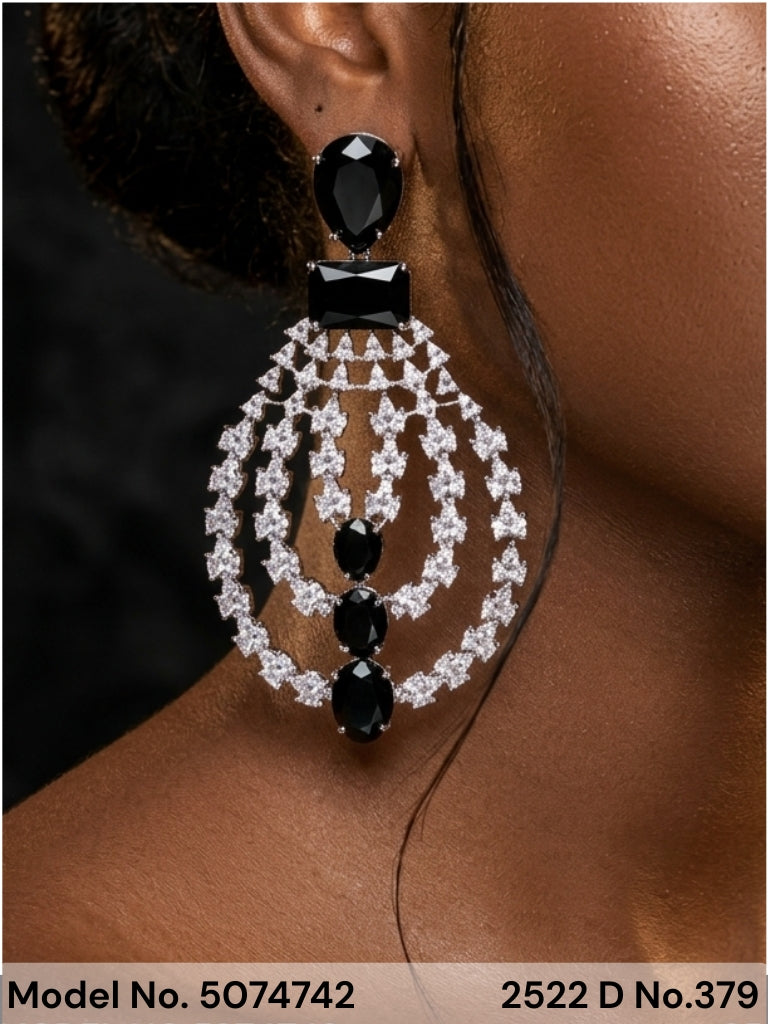 Designer Handmade Cz Earrings - Amaara World