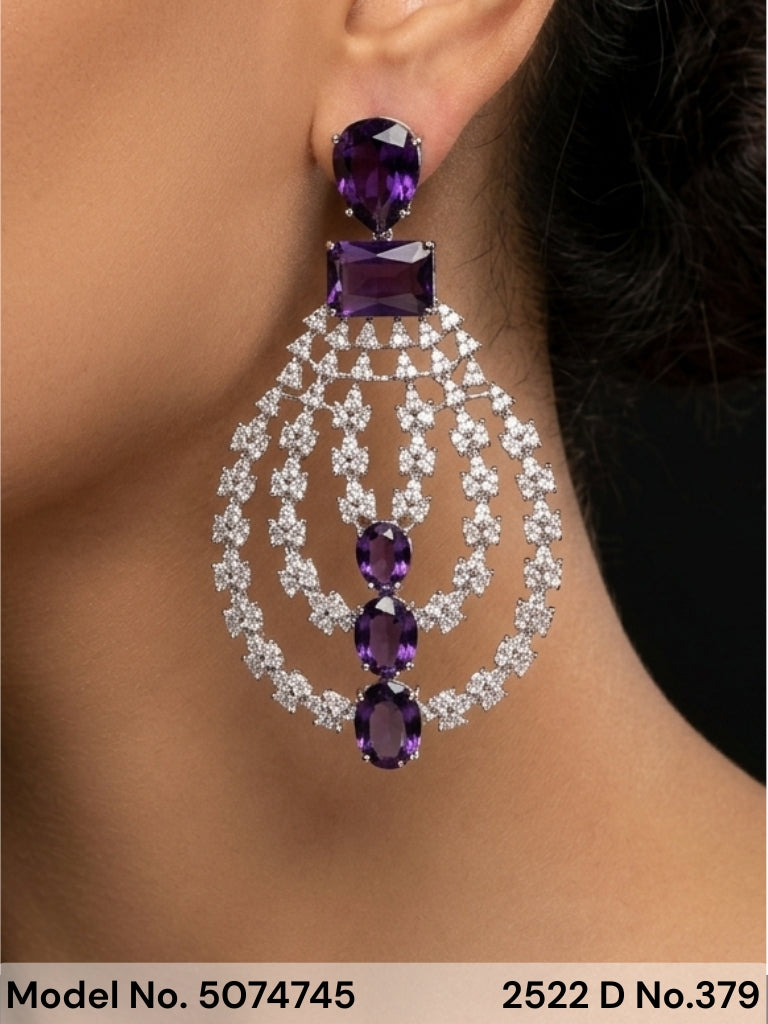 Lab Created Diamond Earrings - Amaara World