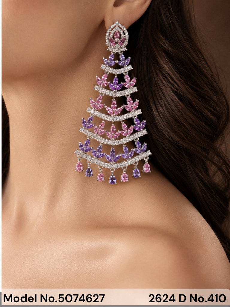 Real Zircon | Fashion AD Earrings - Amaara World