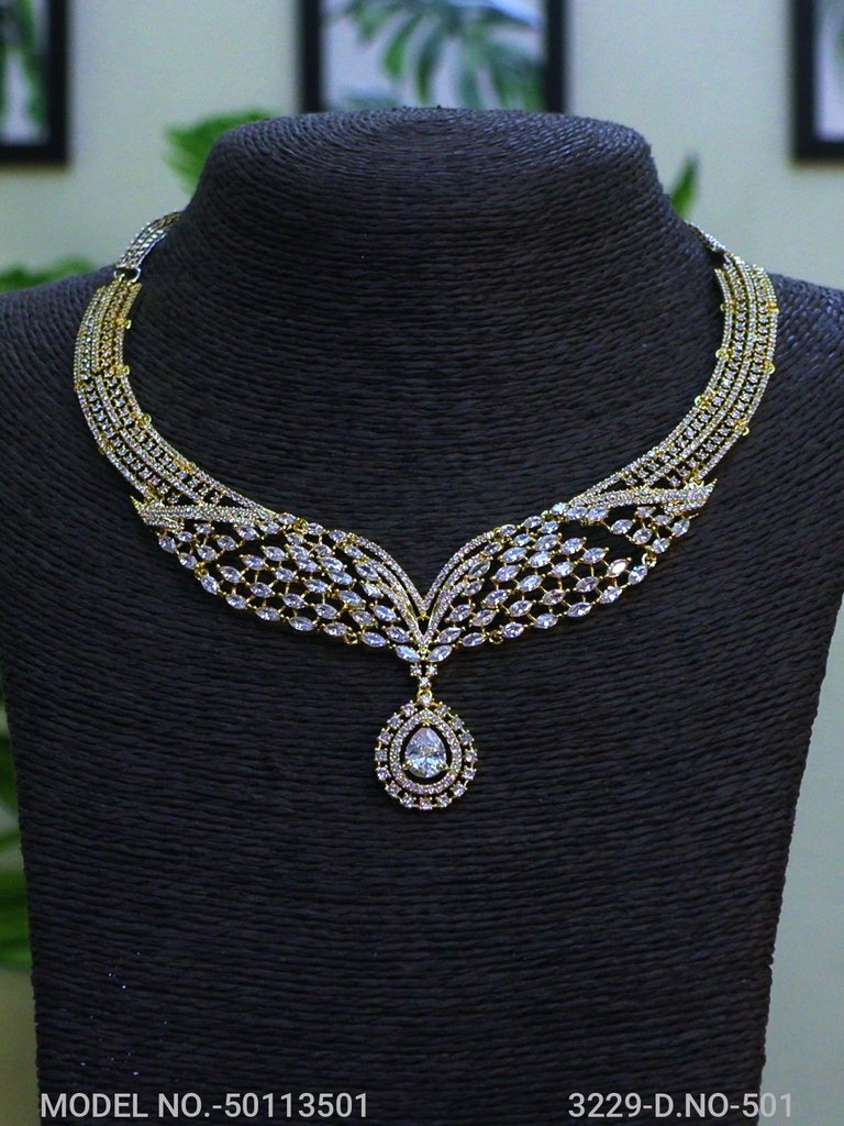 Classic Cz Necklace | Light Sets for All Occasions - View A