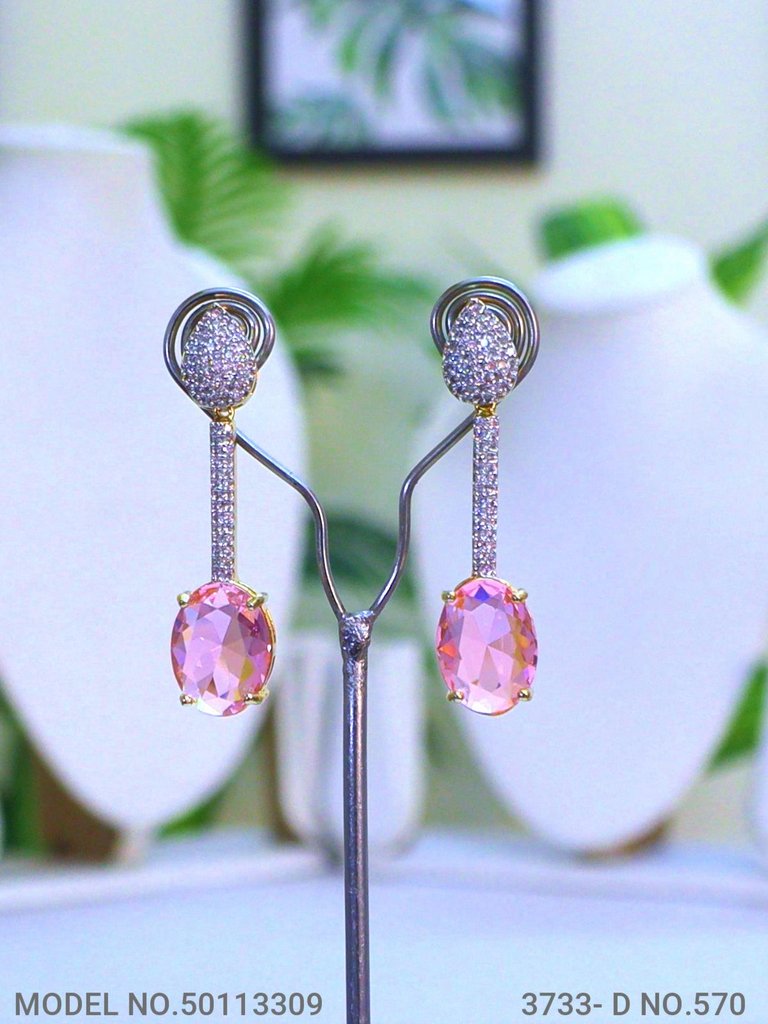 Classic Necklace | AD Jewellery | Handcrafted - View B