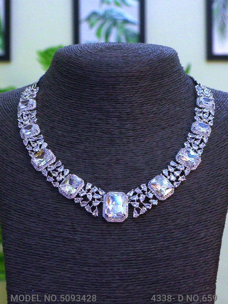 Original Zircon Necklace Set - View A