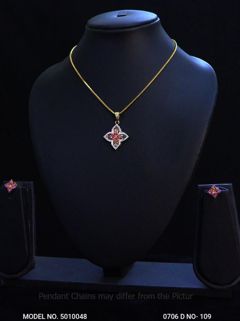 Original Zircon Pendant Set - Style 3 - Amaara World