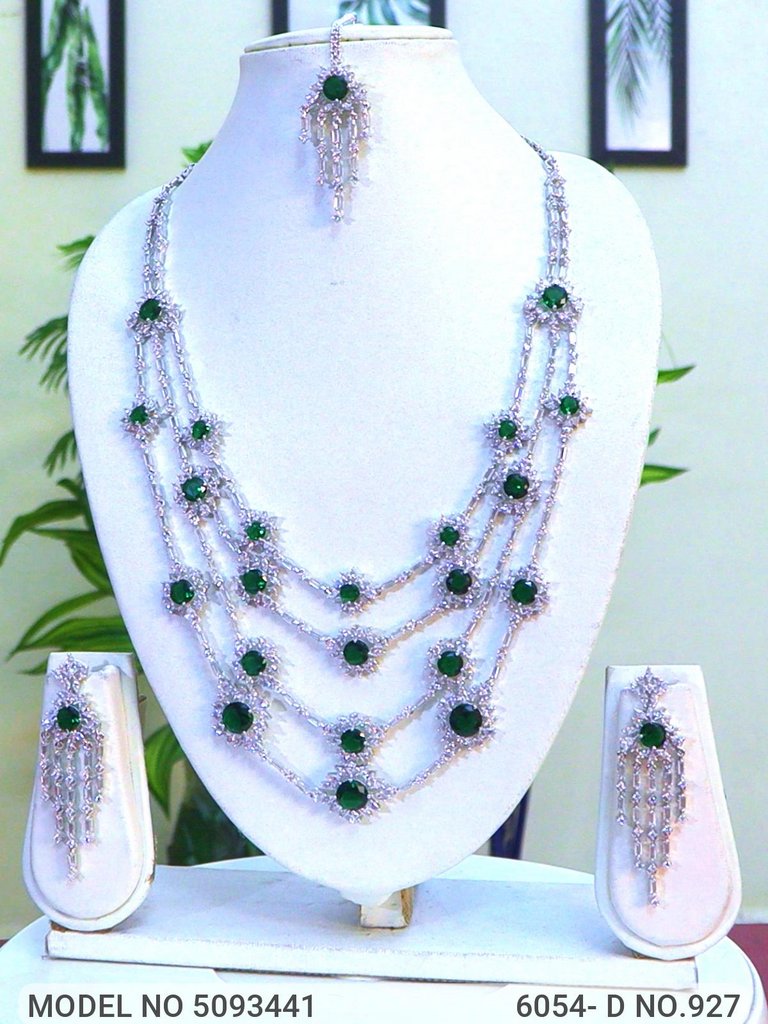 Imitation Diamond Cz Jewelry Set - Amaara World