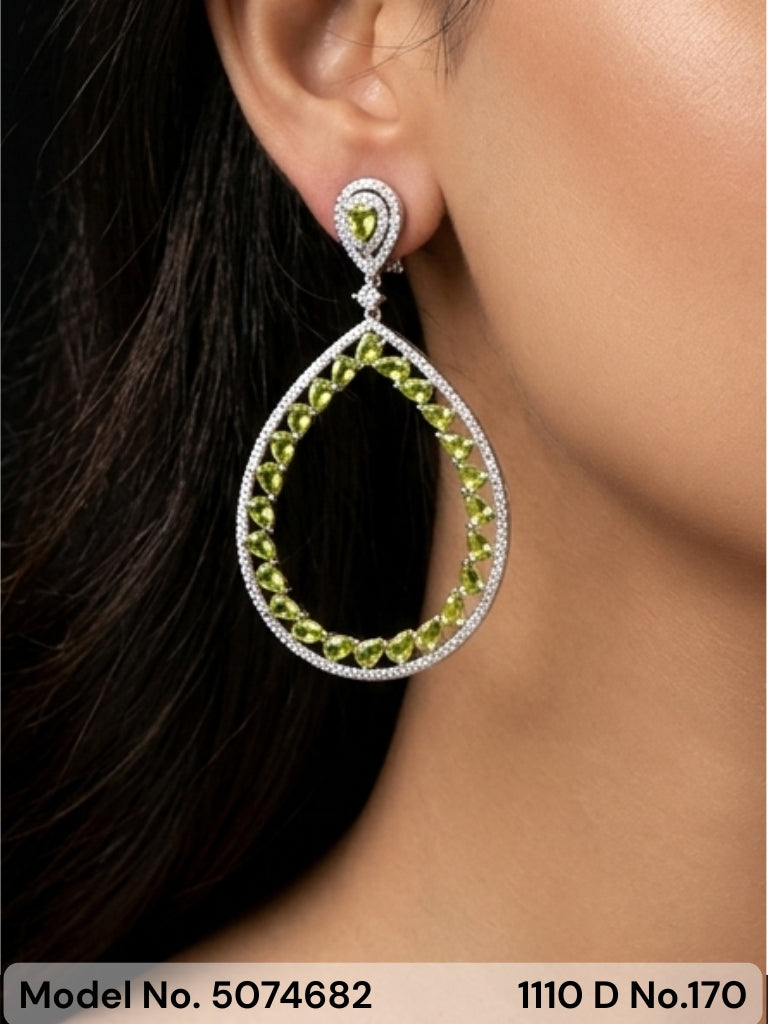 Diamond Replica Long Earrings - Amaara World