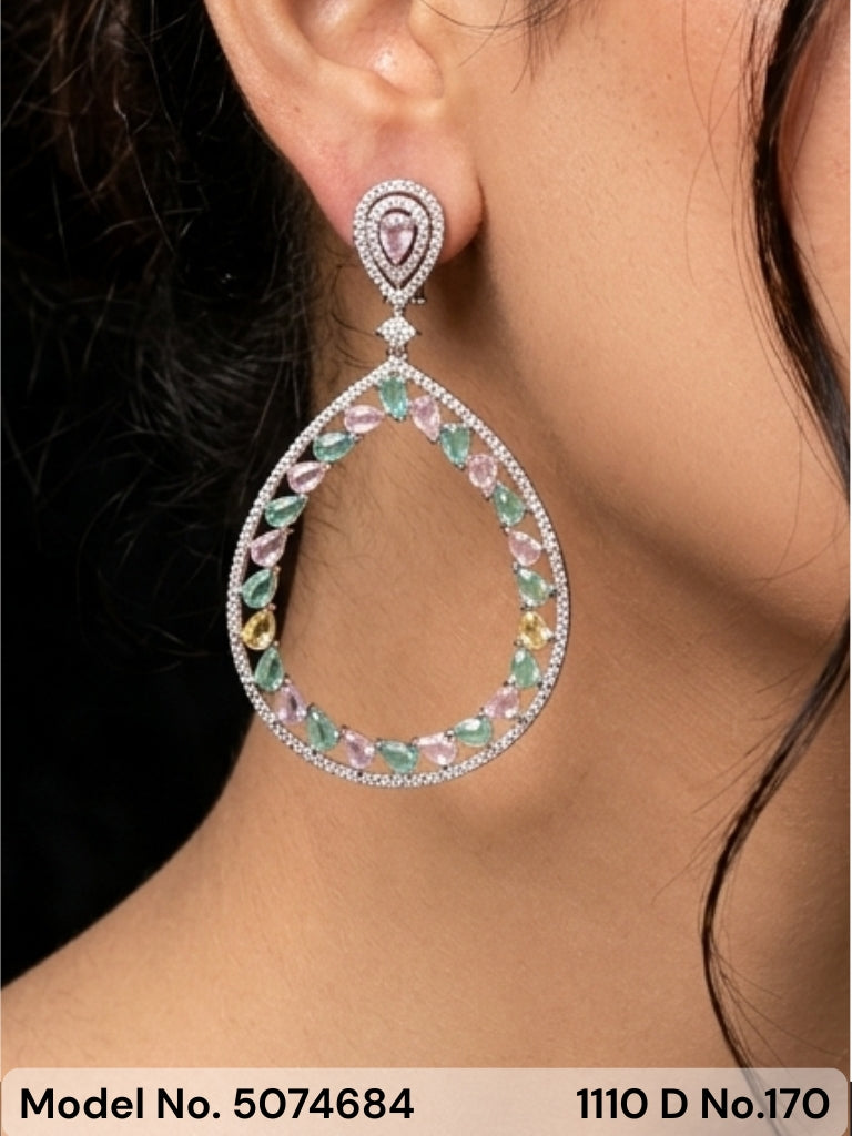 Cz Earrings | Wedding Jewelry - Amaara World