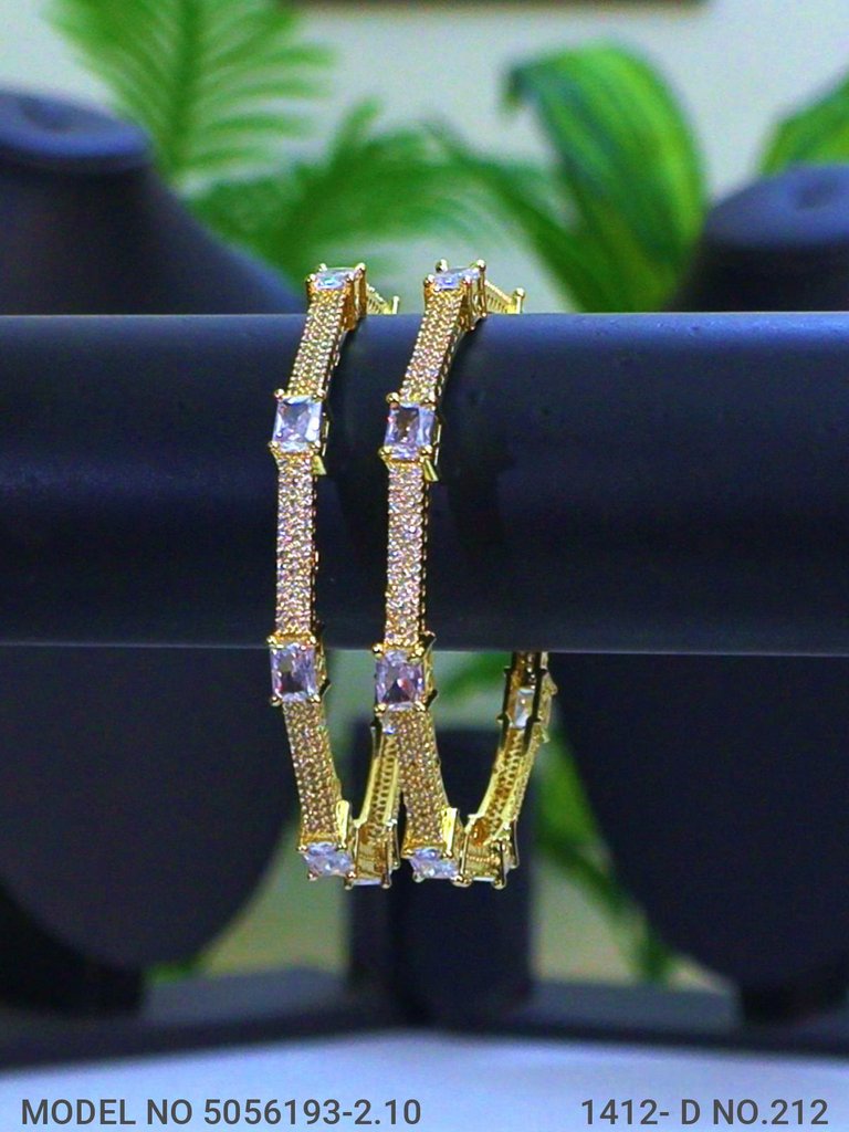 Diamond Glow Bangles - Amaara World USA - SKU 5056193