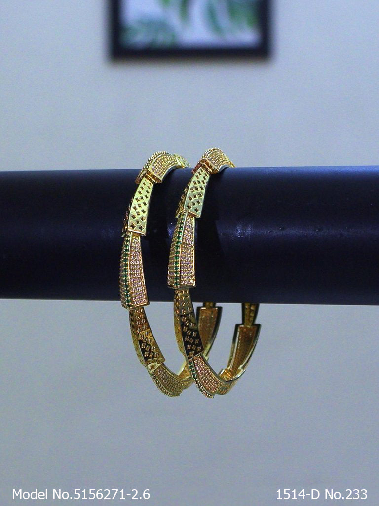 Crown Glow CZ Bangles - Amaara World