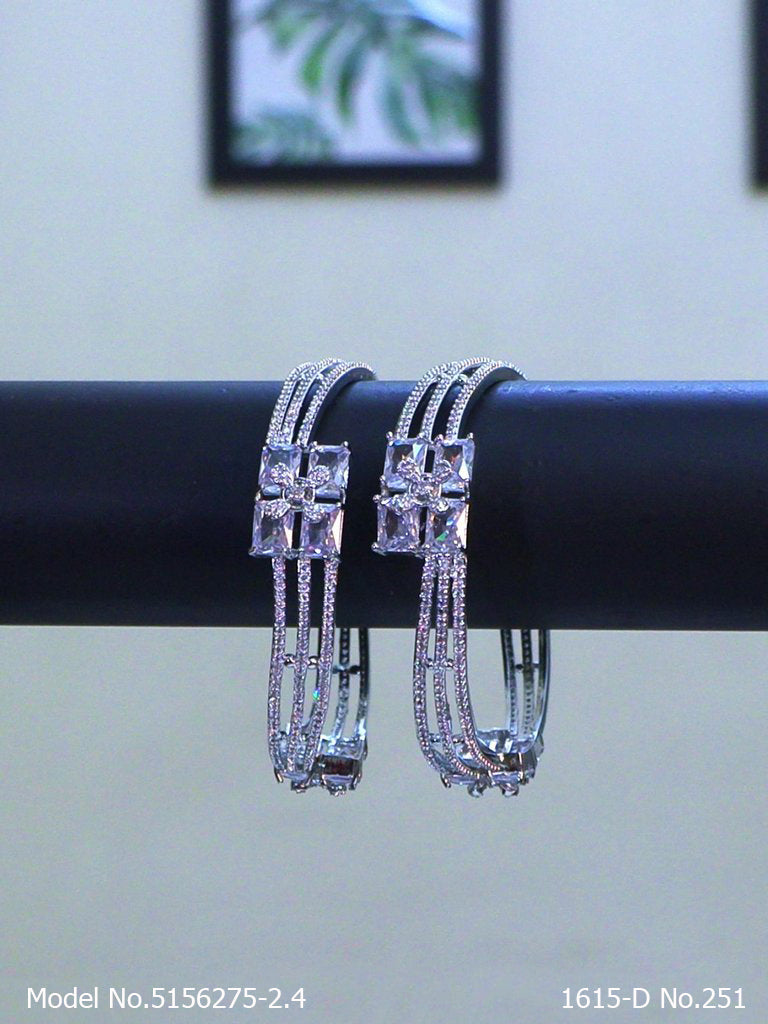 Royal Spark CZ Bangles - Amaara World