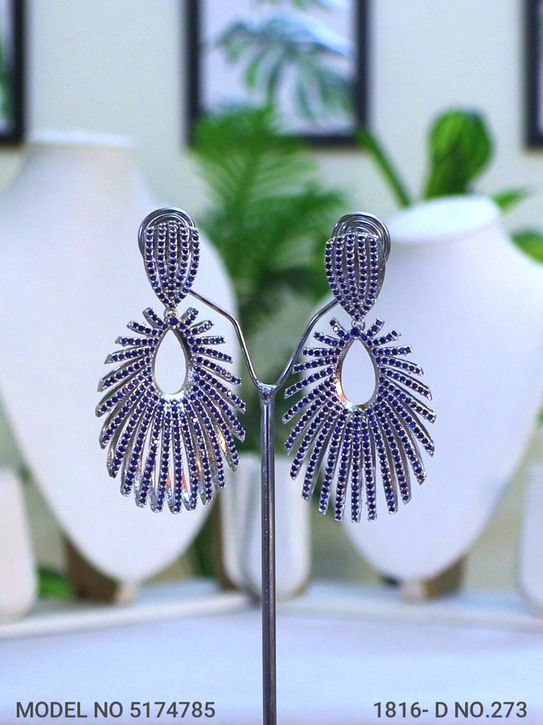 Zircon Earrings | Cz / AD Jewelry - View A
