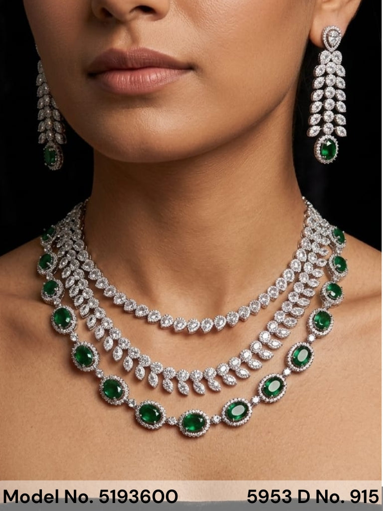 Original Zircon Necklace Set - Amaara World