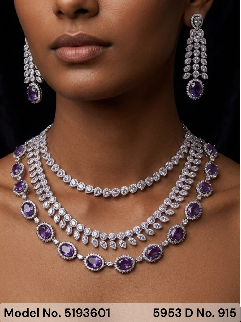 Bridesmaid Necklace Set for Traditional Weddings - Amaara World