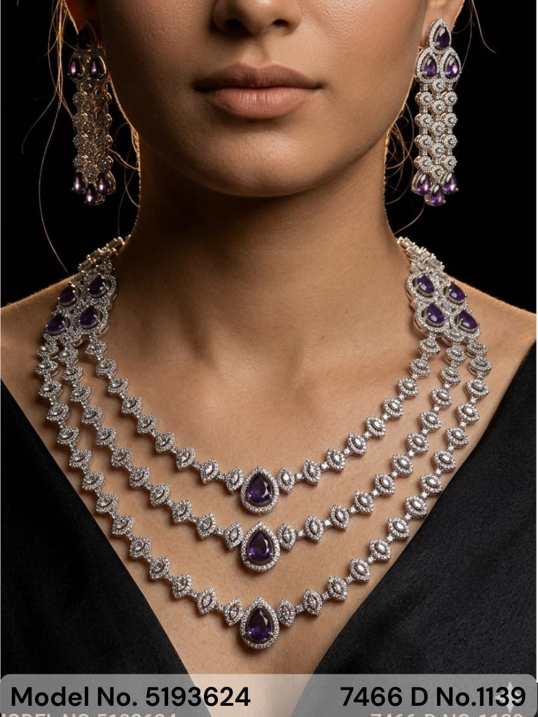 Original Cz Traditional Necklace - Amaara World