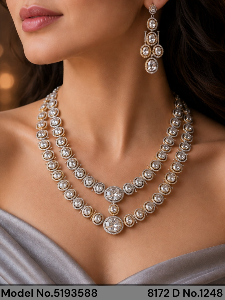 Gift Necklace Set in CZ - Amaara World