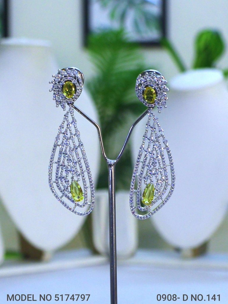Diamond Replica Long Earrings - Amaara World