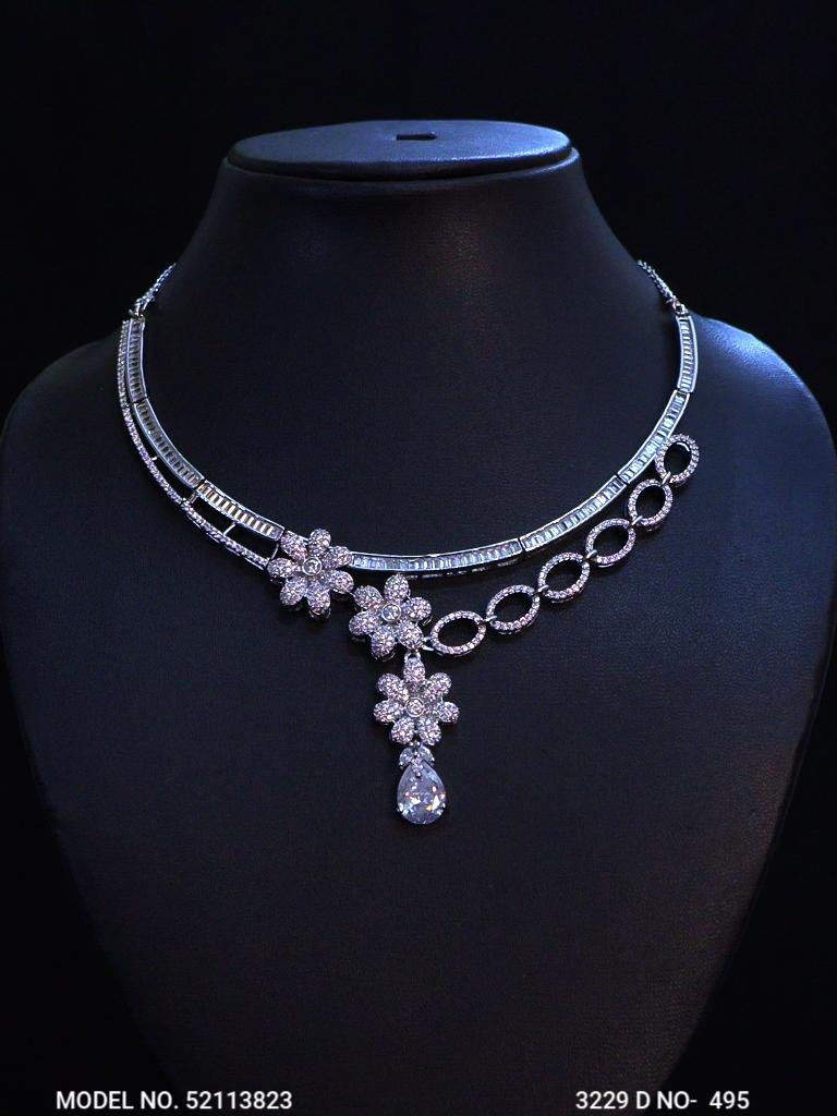 Eye catchy Necklace set - View A