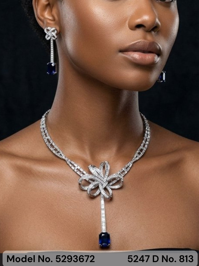 Handmade Traditional Masterpiece Zircon Jewelry Set - Amaara World
