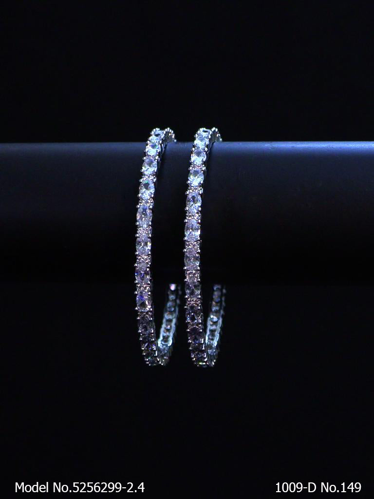 Crown Glow CZ Bangles - Amaara World
