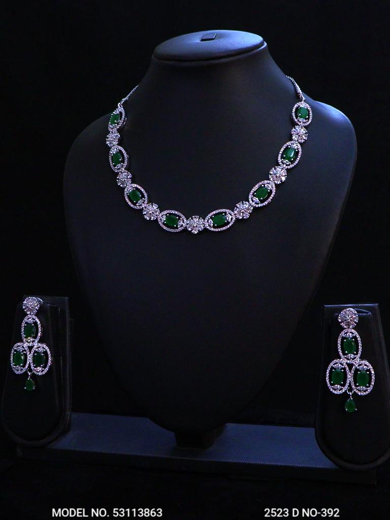 Cz Jewelry Set | Classic Pattern - View A