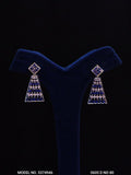 Cz Designer Long Earrings