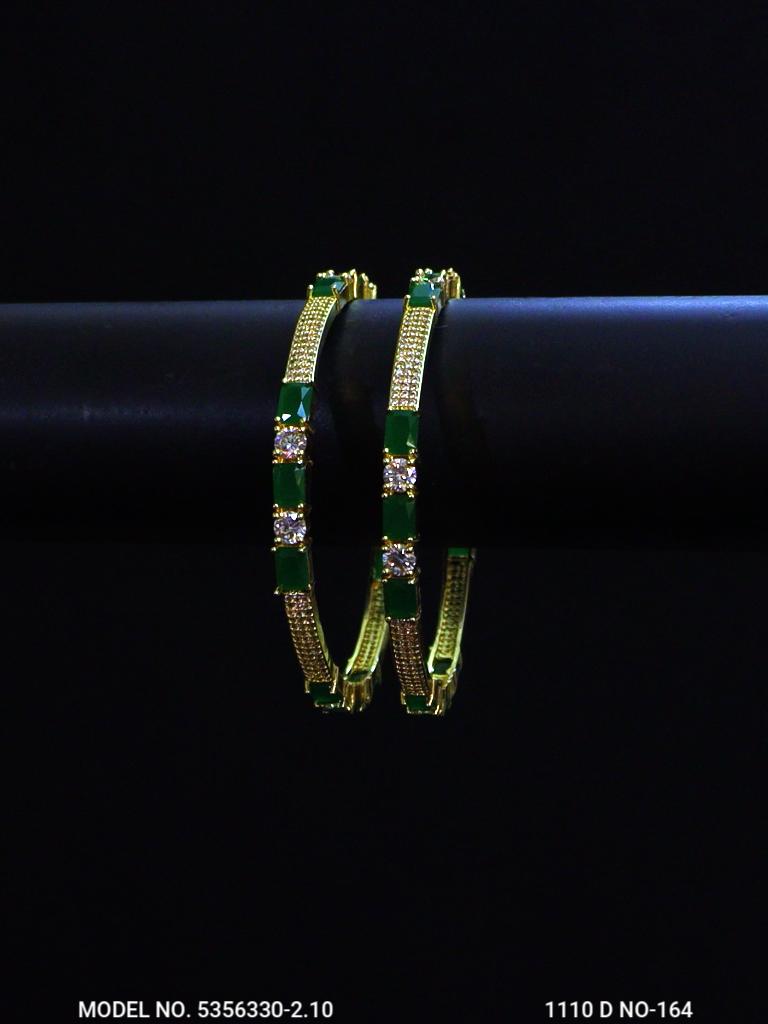 Crown Glow CZ Bangles - Amaara World USA - SKU 5356330