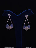 Original Zircon Long Earrings