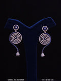 Real Zircon Long Fashion Earrings