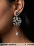 Real Zircon Long Fashion Earrings - Amaara World
