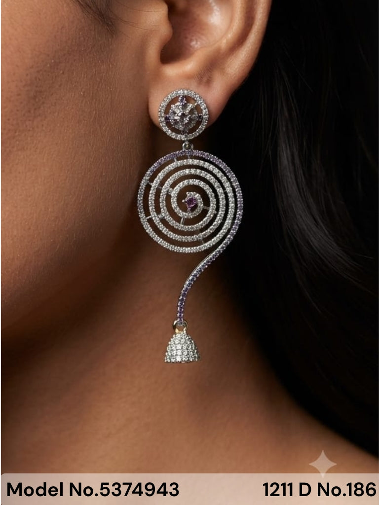 Diamond Replica Long Earrings - Amaara World