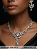 Classic Cz Jewelry Set with Earrings - Amaara World