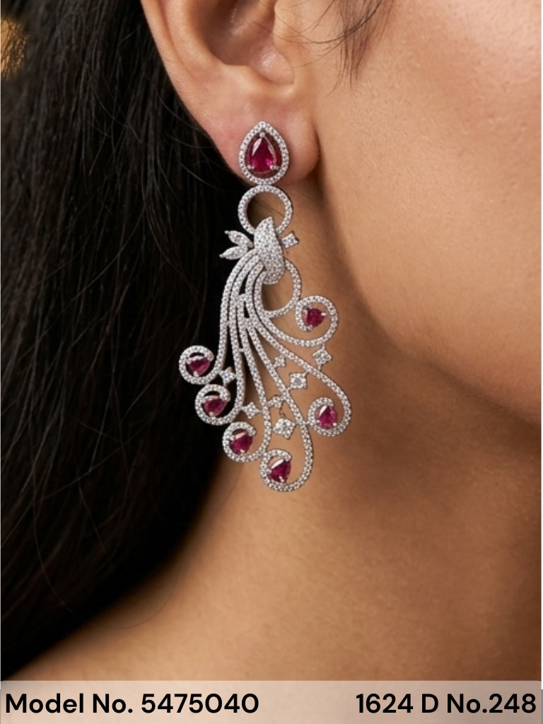 Lab Created Diamond Earrings - Amaara World