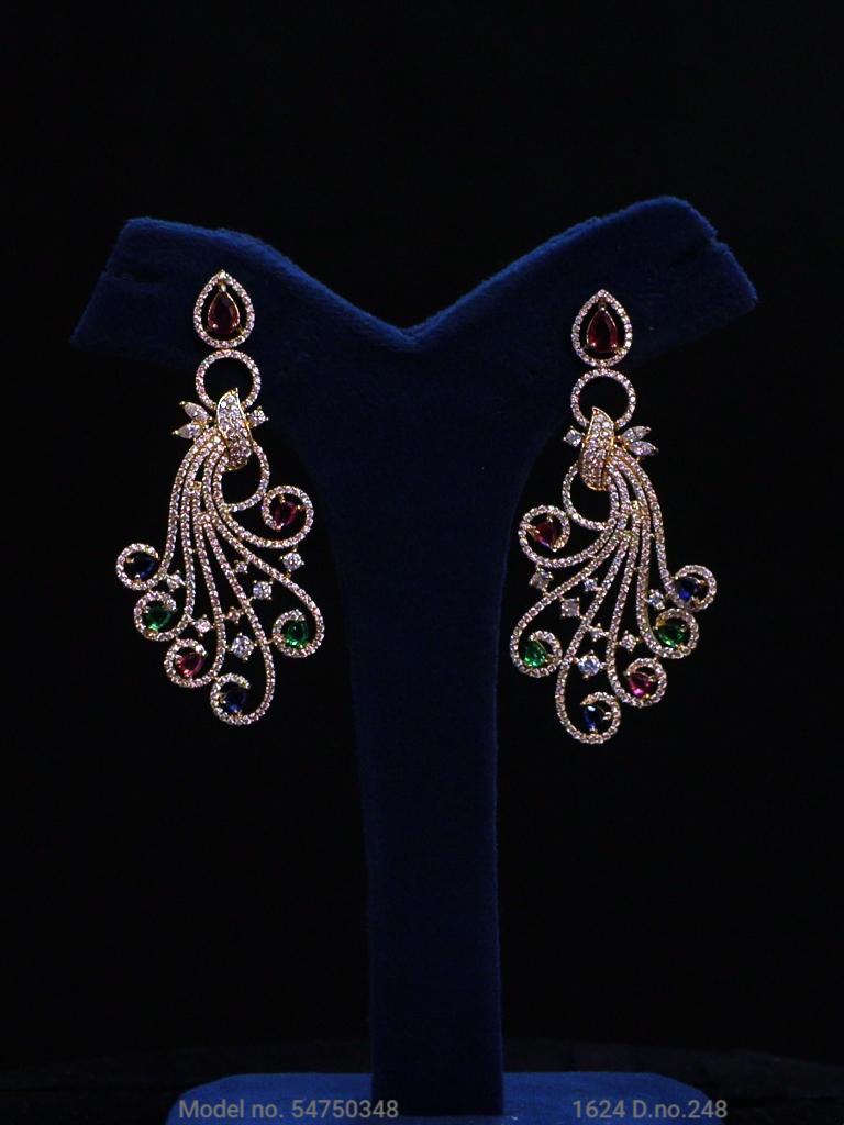 Cz Fashion Earrings | Handcrafted