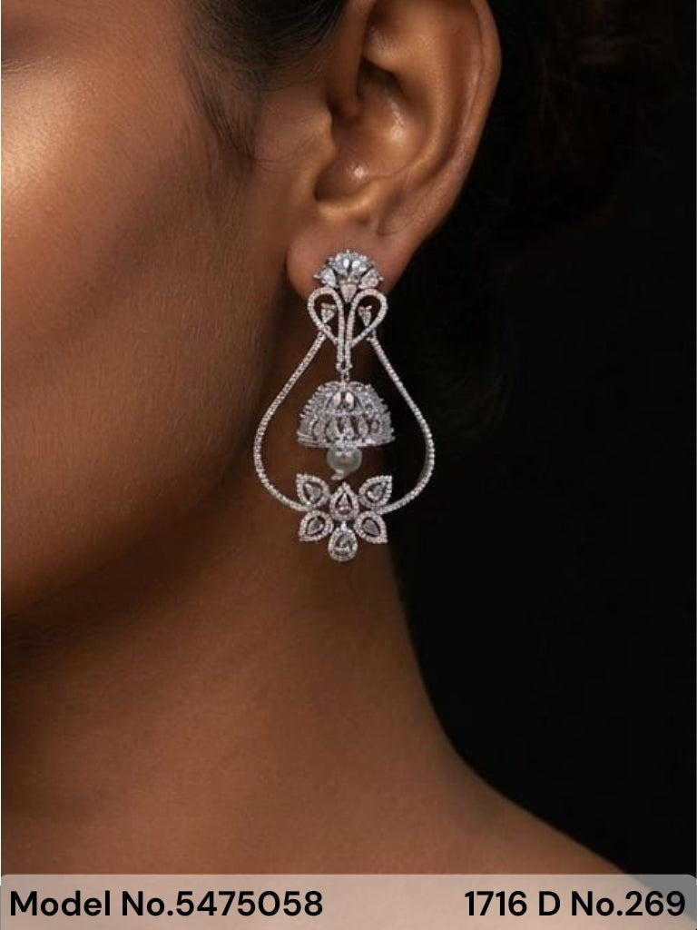 Diamond Replica Long Earrings - Amaara World