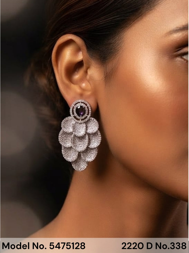 Diamond Replica Long Earrings - Amaara World