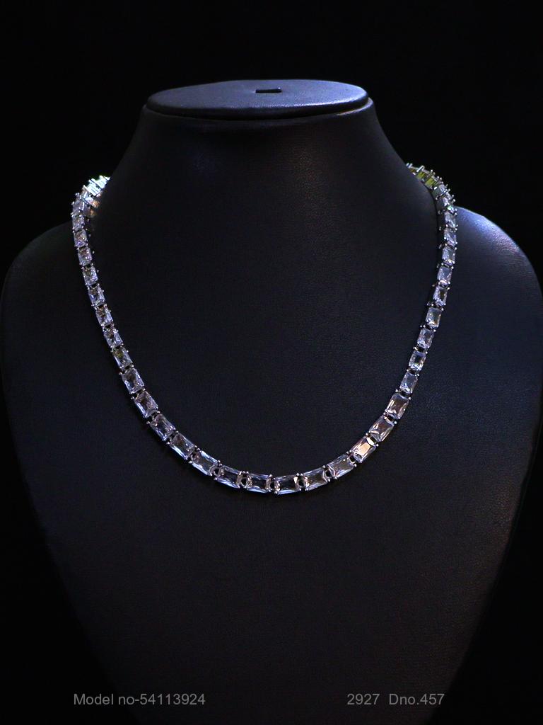 Classic Necklace | AD Jewellery | Handcrafted - View A