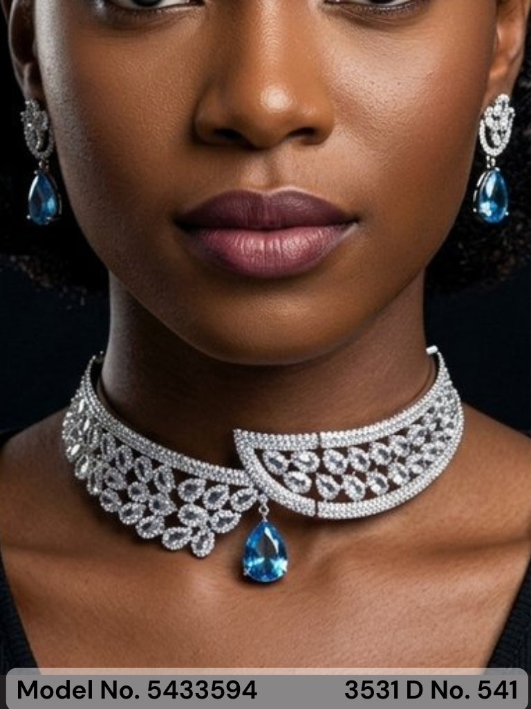Cz Necklace Set | Original Zircons - Amaara World