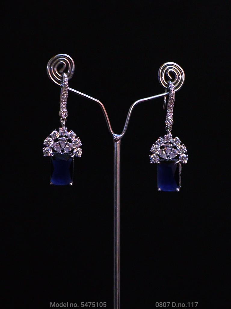Zircon Earrings can be a Gift - View A