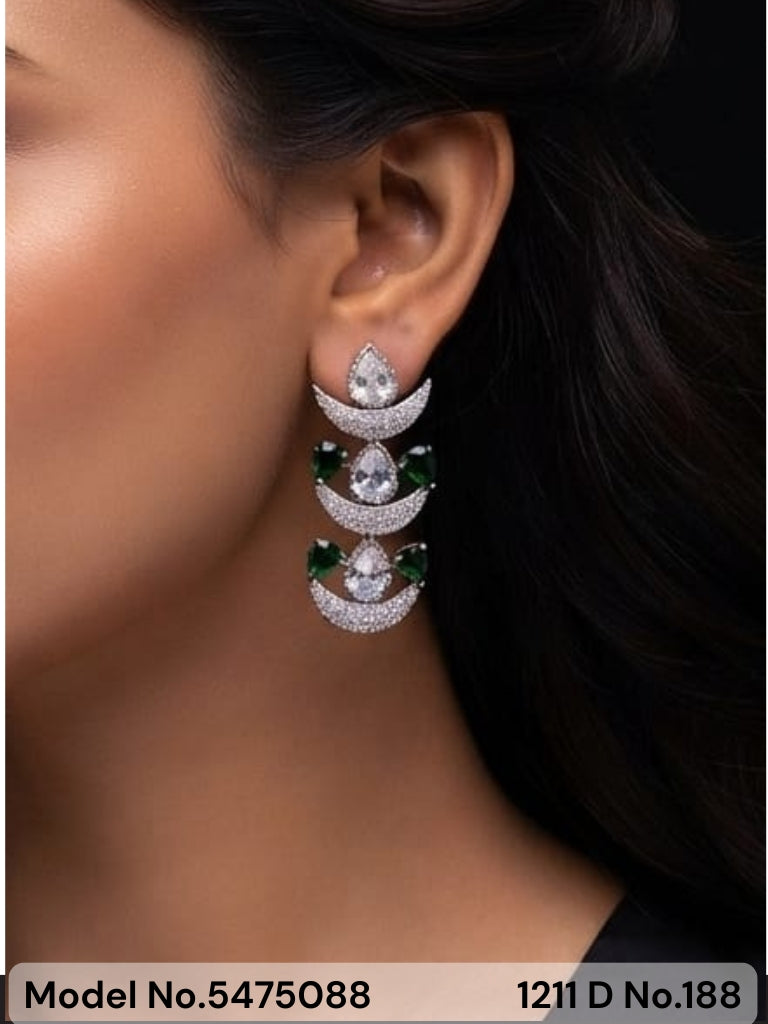 Fashion Cz Earrings in wholesale Price - Amaara World