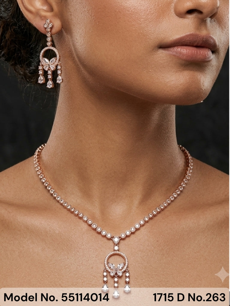 Cz Necklaces| Traditional Trendy Gift Ideas - Style 3 - Amaara World