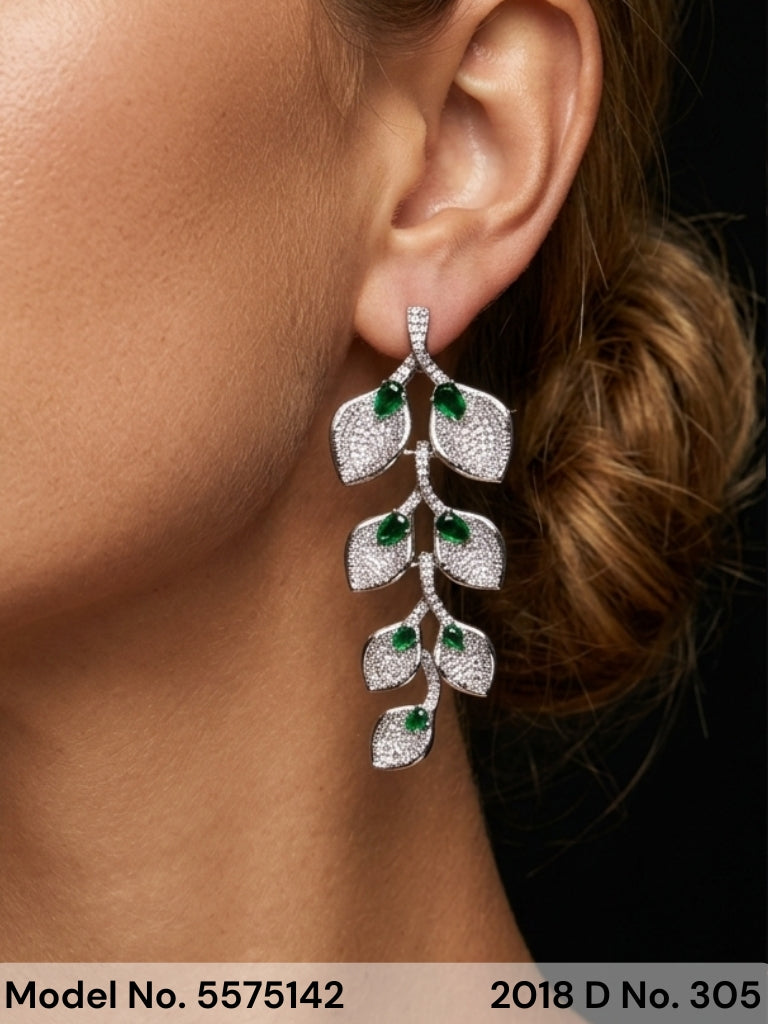 Real Zircon | Fashion AD Earrings - Amaara World