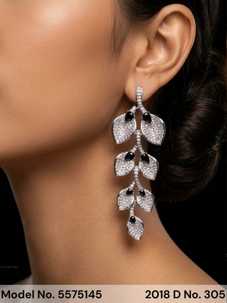 Cubic Zirconia | Earrings - Amaara World