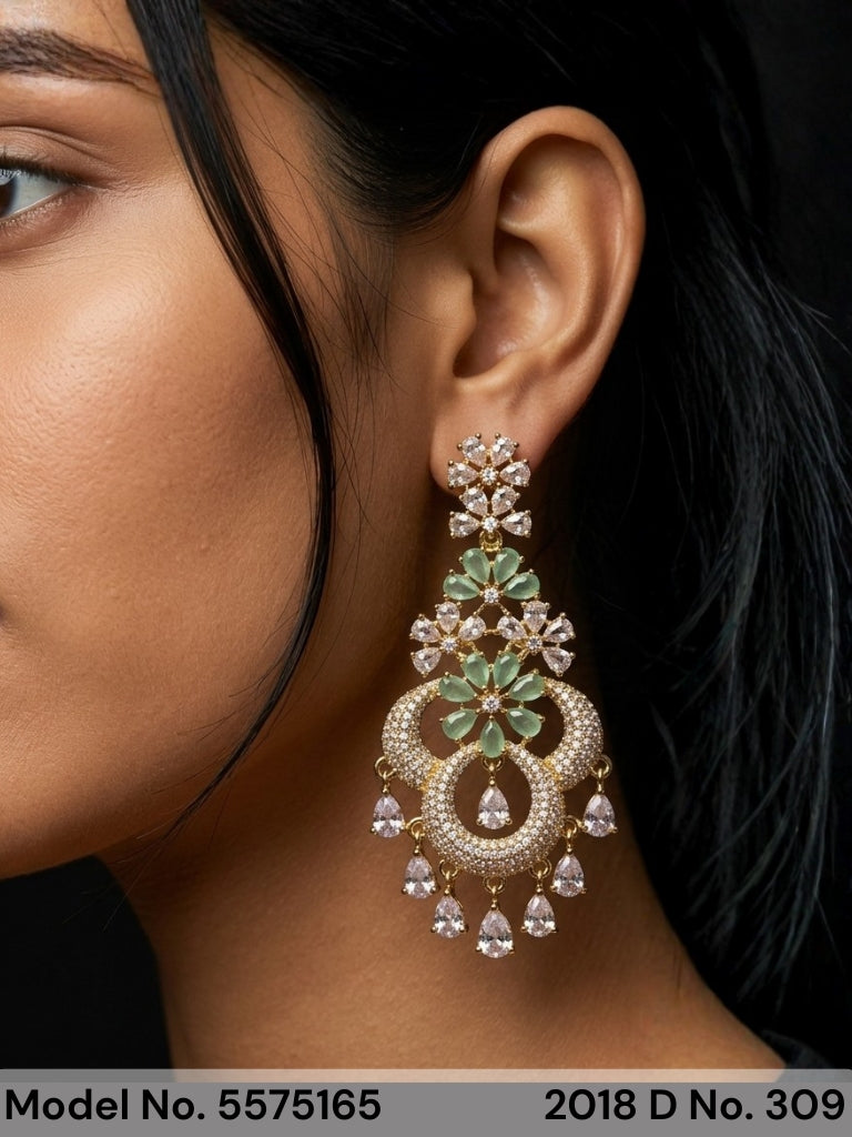 Cz Earrings | Wedding Jewelry - Amaara World