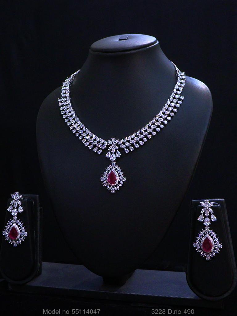 Original Cubic Zircon | Classic Necklace Set - View A