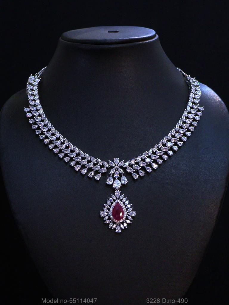 Original Cubic Zircon | Classic Necklace Set - View B