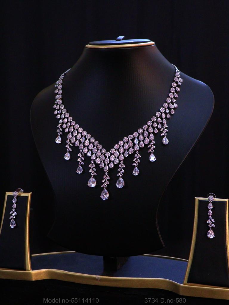 American Diamond Necklace Set | Wonderful Gift Item - View A