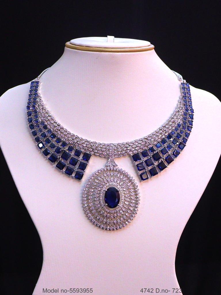 Original Zircon Necklace Set - View B