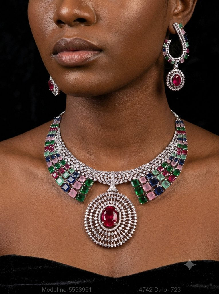 Statement Cz Jewelry Sets - Amaara World