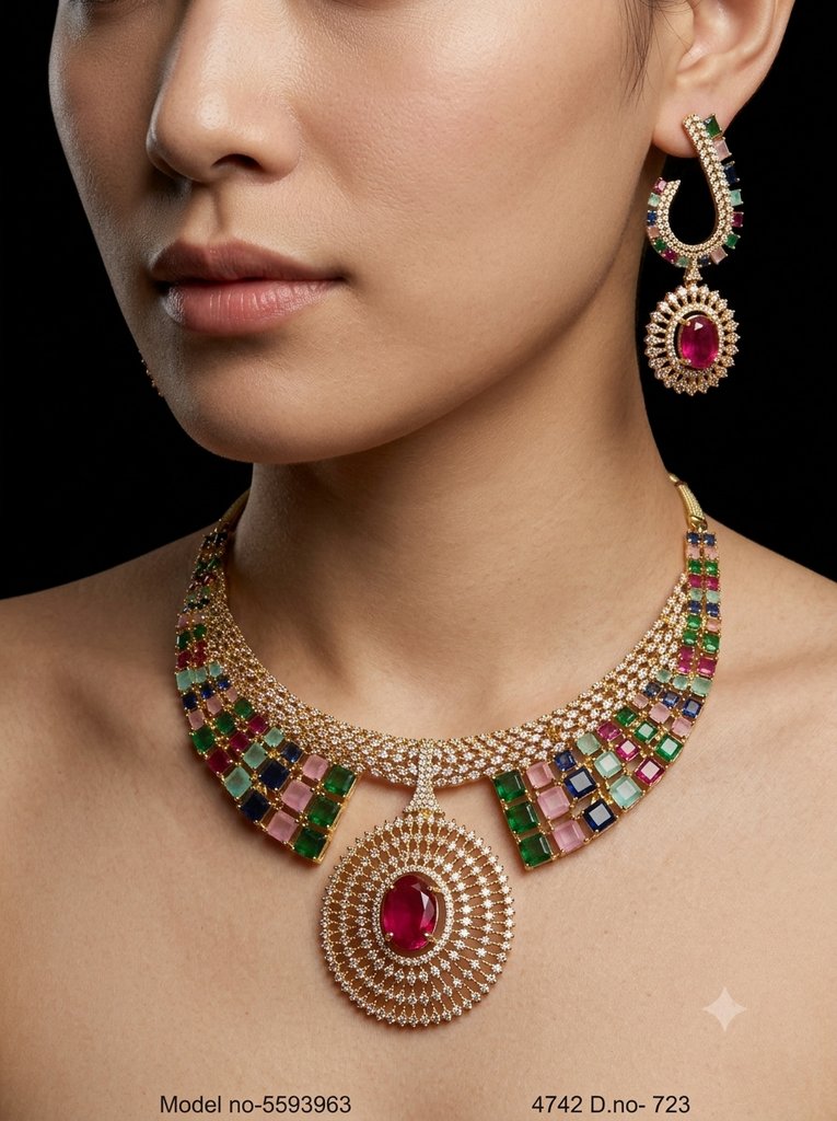 CZ Collar Necklace Collection - Amaara World